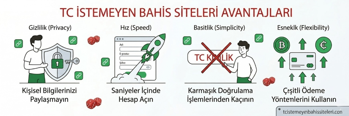TC İstemeyen Bahis Siteleri Avantajları